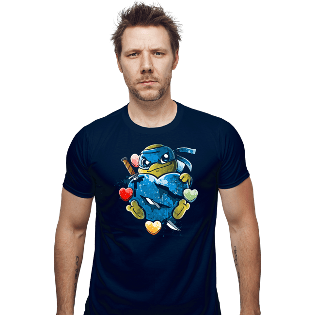 Daily_Deal_Shirts Fitted Shirts, Mens / Small / Navy Love Strong