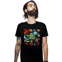 Load image into Gallery viewer, Shirts Fitted Shirts, Mens / Small / Black World Of Dice
