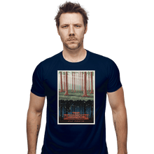 Load image into Gallery viewer, Shirts Fitted Shirts, Mens / Small / Navy Visit the Upside Down
