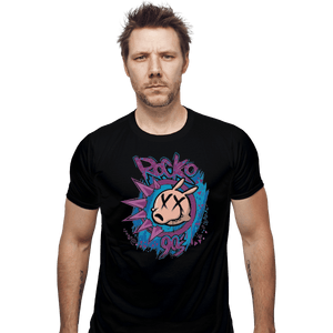 Shirts Fitted Shirts, Mens / Small / Black Rocko 90s