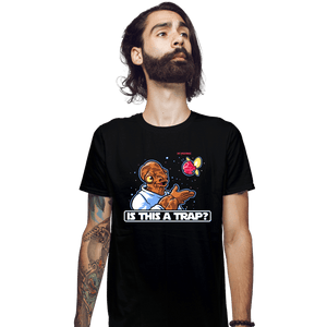 Secret_Shirts Fitted Shirts, Mens / Small / Black Is This A Trap?