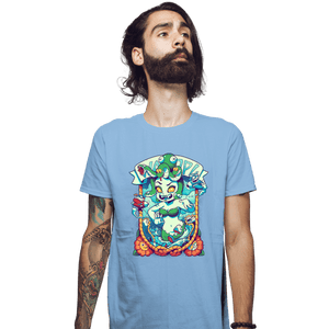 Secret_Shirts Fitted Shirts, Mens / Small / Powder Blue Calamaria