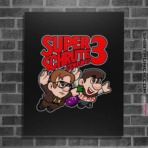 Shirts Posters / 4"x6" / Black Super Schrute Cousins
