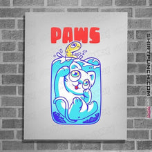 Load image into Gallery viewer, Shirts Posters / 4&quot;x6&quot; / White Paws
