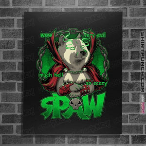 Daily_Deal_Shirts Posters / 4"x6" / Black Spaw