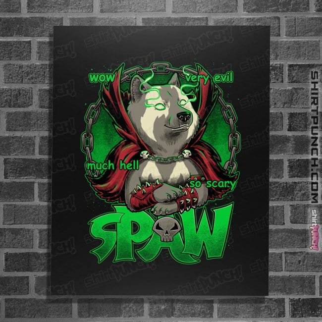 Daily_Deal_Shirts Posters / 4"x6" / Black Spaw