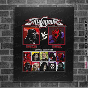 Daily_Deal_Shirts Posters / 4"x6" / Black Sith Calibur