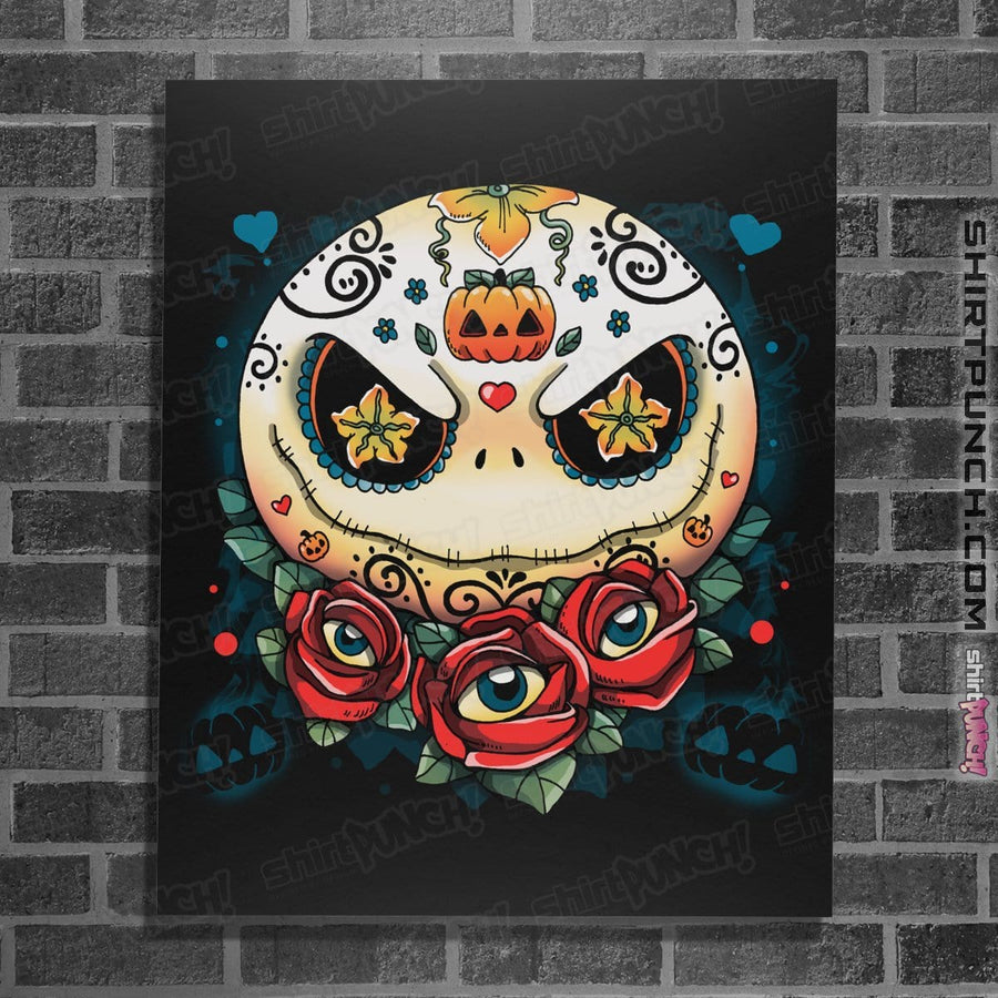 Shirts Posters / 4"x6" / Black Jack Calavera