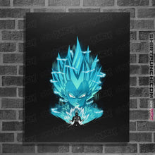 Load image into Gallery viewer, Shirts Posters / 4&quot;x6&quot; / Black Super Saiyan Blue
