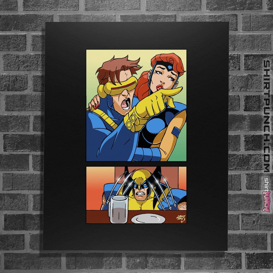Shirts Posters / 4"x6" / Black Mutant Yelling