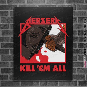 Secret_Shirts Posters / 4"x6" / Black Berserk Metal Sale