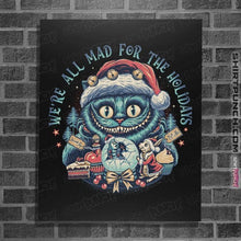 Load image into Gallery viewer, Secret_Shirts Posters / 4&quot;x6&quot; / Black Christmas Cat
