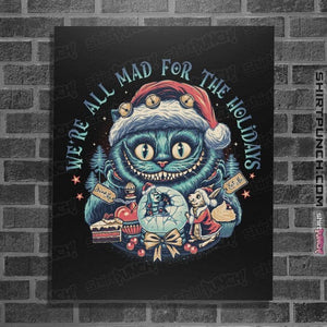 Secret_Shirts Posters / 4"x6" / Black Christmas Cat