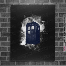 Load image into Gallery viewer, Secret_Shirts Posters / 4&quot;x6&quot; / Black Star Tardis

