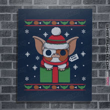 Load image into Gallery viewer, Shirts Posters / 4&quot;x6&quot; / Navy Pet Christmas

