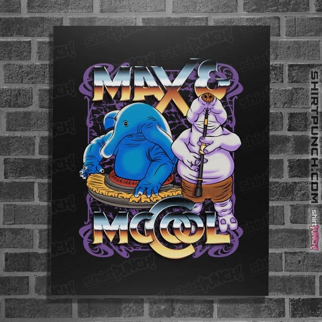 Secret_Shirts Posters / 4"x6" / Black Max McCool