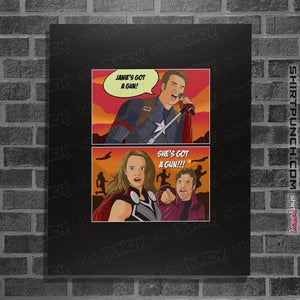 Daily_Deal_Shirts Posters / 4"x6" / Black Not Another Superhero Movie