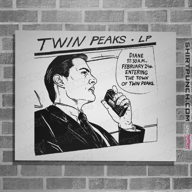 Secret_Shirts Posters / 4"x6" / White The Twin Peaks LP