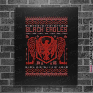 Shirts Posters / 4"x6" / Black Black Eagles Sweater