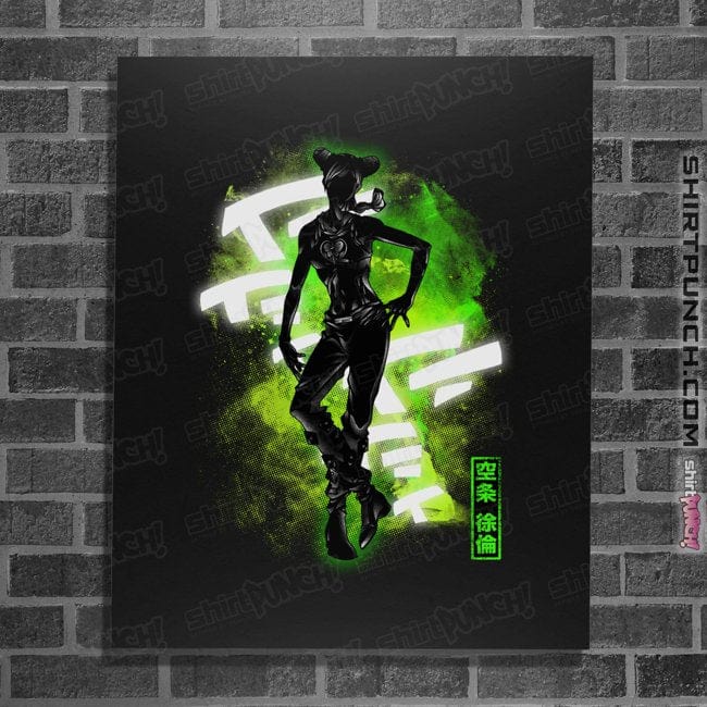 Shirts Posters / 4"x6" / Black Cosmic Jolyne Cujoh