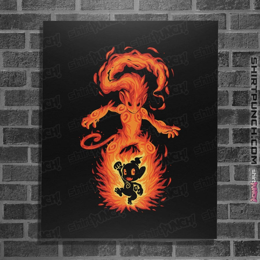 Shirts Posters / 4"x6" / Black The Fire Ape Within