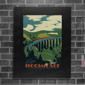 Shirts Posters / 4"x6" / Black Visit Hogsmeade