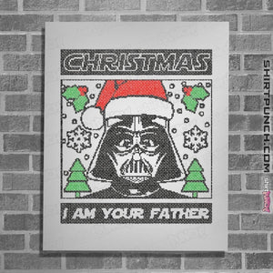 Shirts Posters / 4"x6" / White Father Christmas