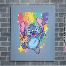 Load image into Gallery viewer, Secret_Shirts Posters / 4&quot;x6&quot; / Powder Blue Alien Love
