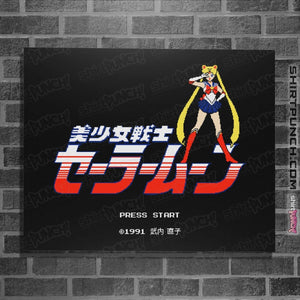 Shirts Posters / 4"x6" / Black Sailor Pixels