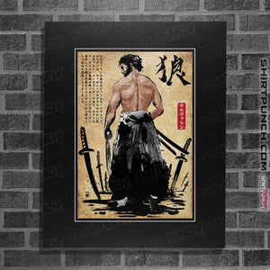Daily_Deal_Shirts Posters / 4"x6" / Black Mutant Ronin
