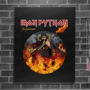 Daily_Deal_Shirts Posters / 4"x6" / Black Iron Python