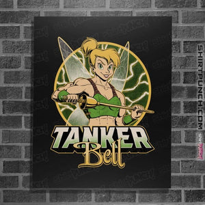 Daily_Deal_Shirts Posters / 4"x6" / Black Tanker Bell