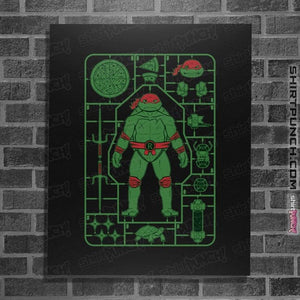 Daily_Deal_Shirts Posters / 4"x6" / Black Raphael Model Sprue