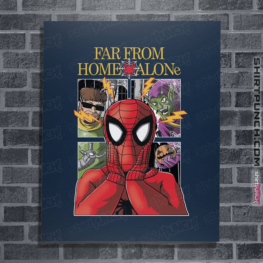 Shirts Posters / 4"x6" / Navy Far From Home Alone