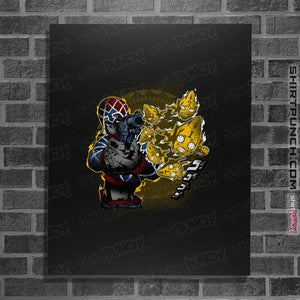 Daily_Deal_Shirts Posters / 4"x6" / Black Guido Mista
