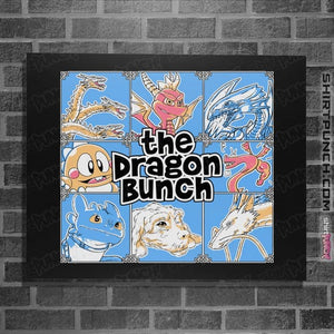 Daily_Deal_Shirts Posters / 4"x6" / Black The Dragon Bunch