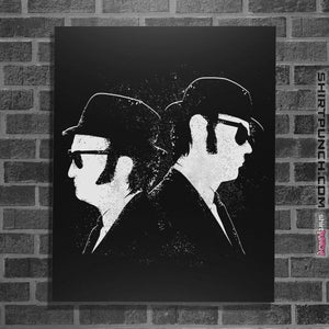 Shirts Posters / 4"x6" / Black Blues Bros