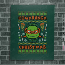 Load image into Gallery viewer, Shirts Posters / 4&quot;x6&quot; / Forest Michelangelo Christmas
