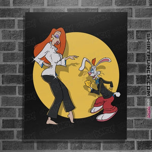 Secret_Shirts Posters / 4"x6" / Black Rabbit Fiction!