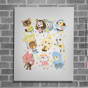 Shirts Posters / 4"x6" / White Cute Bunch