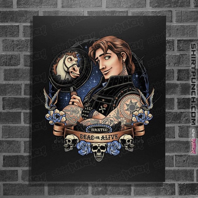 Daily_Deal_Shirts Posters / 4"x6" / Black Wanted Dead or Alive