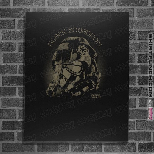Secret_Shirts Posters / 4"x6" / Black Imperial Tour 77