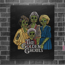 Load image into Gallery viewer, Shirts Posters / 4&quot;x6&quot; / Black The Golden Ghouls
