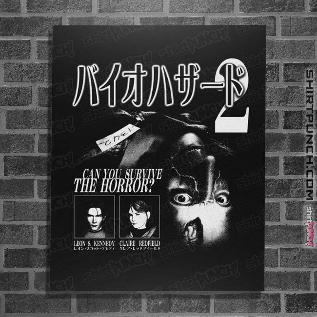 Secret_Shirts Posters / 4"x6" / Black Can You Survive The Horror?