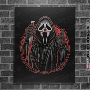 Daily_Deal_Shirts Posters / 4"x6" / Black The Woodsboro Slasher