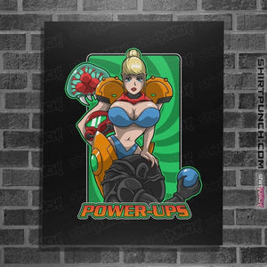 Daily_Deal_Shirts Posters / 4"x6" / Black Power-Ups