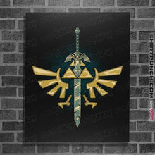 Load image into Gallery viewer, Daily_Deal_Shirts Posters / 4&quot;x6&quot; / Black A Master Sword
