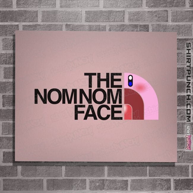 Secret_Shirts Posters / 4"x6" / Pink The Nom Nom Face