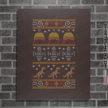 Load image into Gallery viewer, Daily_Deal_Shirts Posters / 4&quot;x6&quot; / Dark Chocolate Shiny Christmas
