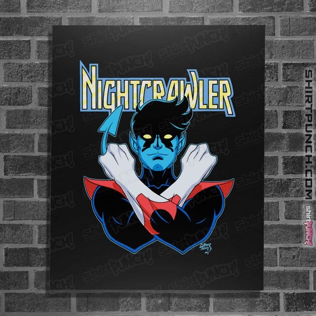Daily_Deal_Shirts Posters / 4"x6" / Black Nightcrawler 97
